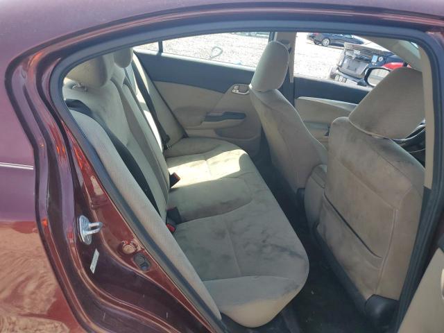 19XFB2F81DE031686 - 2013 HONDA CIVIC EX BURGUNDY photo 10