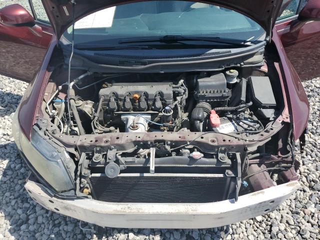 19XFB2F81DE031686 - 2013 HONDA CIVIC EX BURGUNDY photo 11