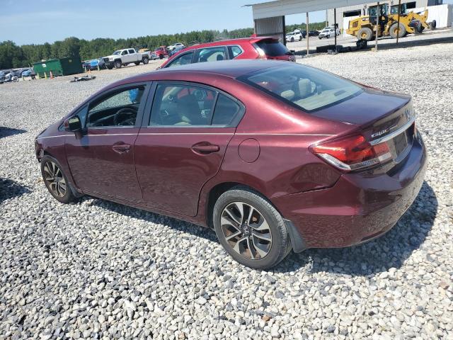 19XFB2F81DE031686 - 2013 HONDA CIVIC EX BURGUNDY photo 2