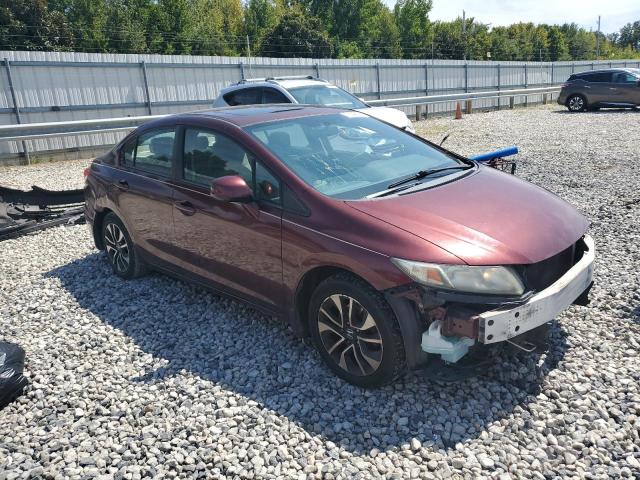 19XFB2F81DE031686 - 2013 HONDA CIVIC EX BURGUNDY photo 4