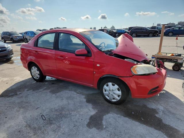 KL1TD566X7B132750 - 2007 CHEVROLET AVEO BASE RED photo 4