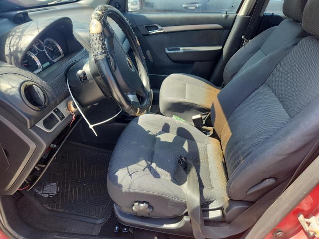 KL1TD566X7B132750 - 2007 CHEVROLET AVEO BASE RED photo 7