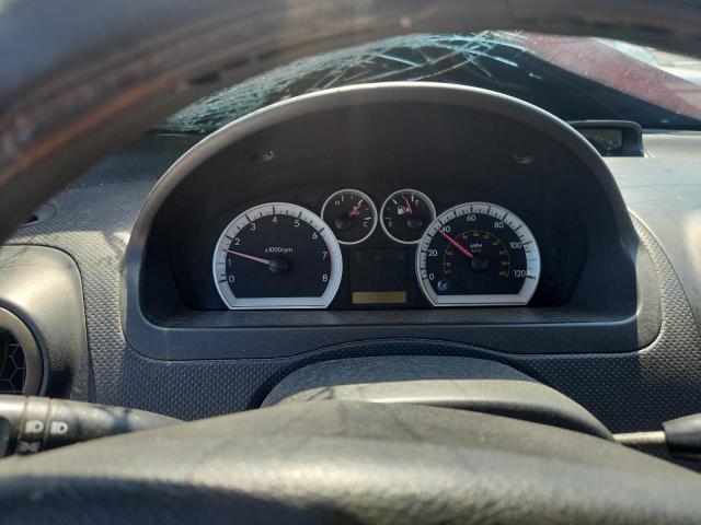 KL1TD566X7B132750 - 2007 CHEVROLET AVEO BASE RED photo 9