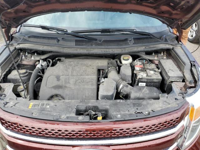 1FM5K8D82FGC32321 - 2015 FORD EXPLORER XLT 橙色 照片 12