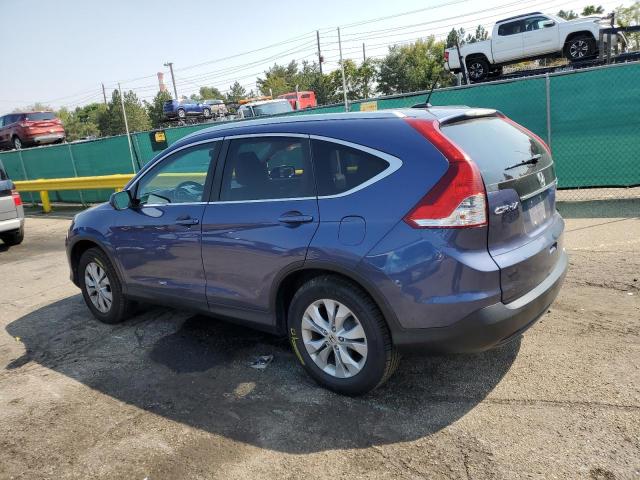 2HKRM4H77EH654380 - 2014 HONDA PILOT EXL BLUE photo 2