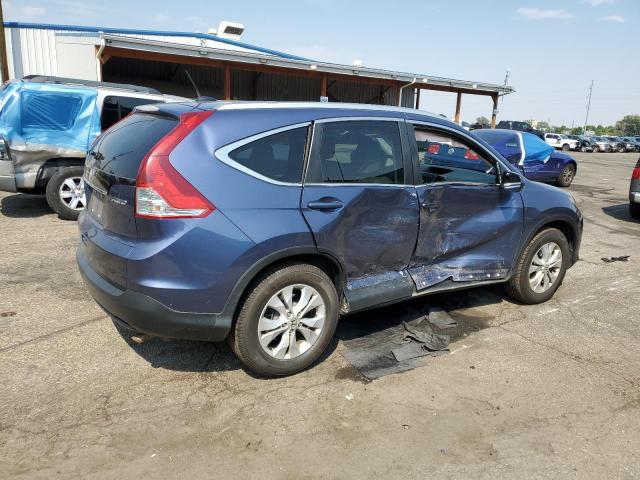 2HKRM4H77EH654380 - 2014 HONDA PILOT EXL BLUE photo 3