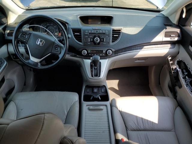 2HKRM4H77EH654380 - 2014 HONDA PILOT EXL BLUE photo 8