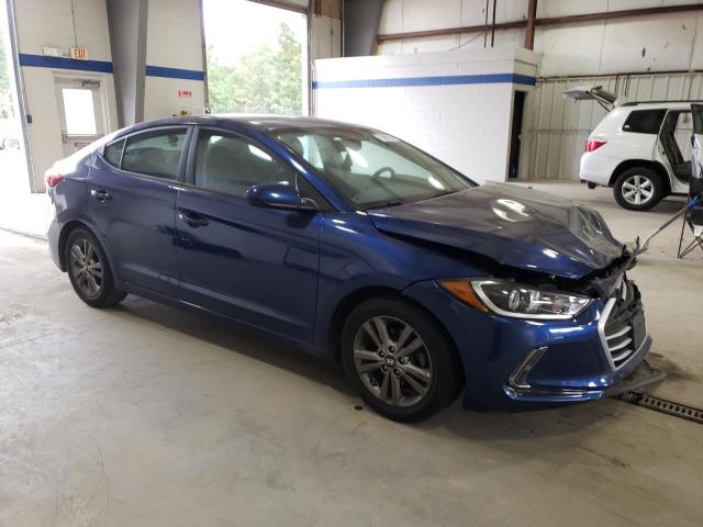 5NPD84LF2HH129468 - 2017 HYUNDAI ELANTRA SE BLUE photo 4