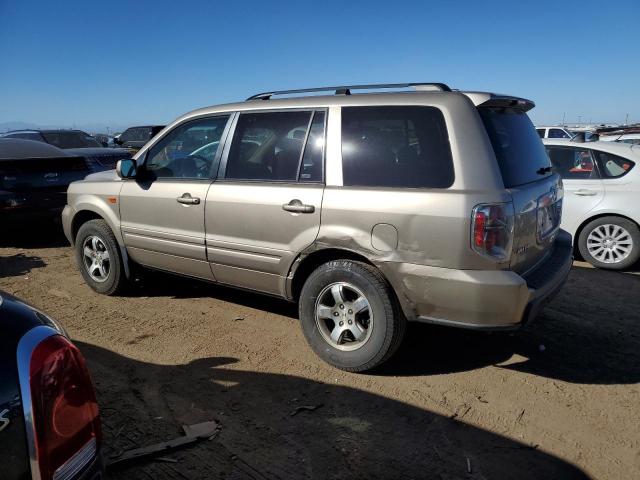 2HKYF18547H528855 - 2007 HONDA PILOT EXL BROWN photo 2