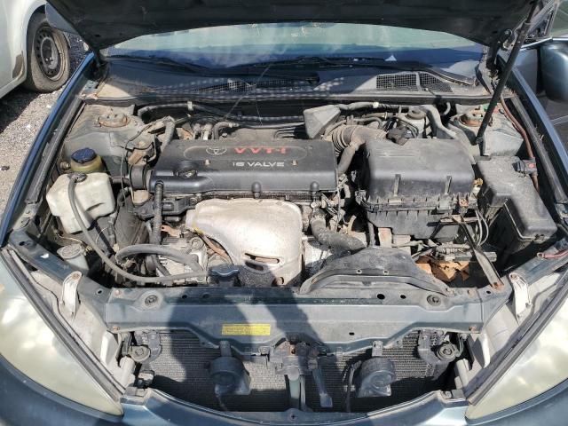4T1BE32K32U593385 - 2002 TOYOTA CAMRY LE GREEN photo 11