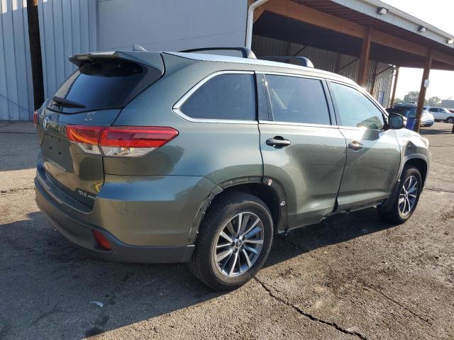 5TDJZRFH8KS724725 - 2019 TOYOTA HIGHLANDER SE 绿色 照片 3
