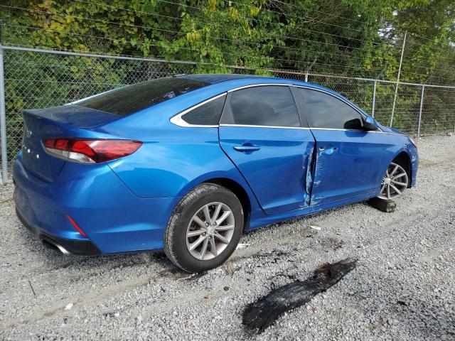 5NPE24AF4JH655406 - 2018 HYUNDAI SONATA SE BLUE photo 3