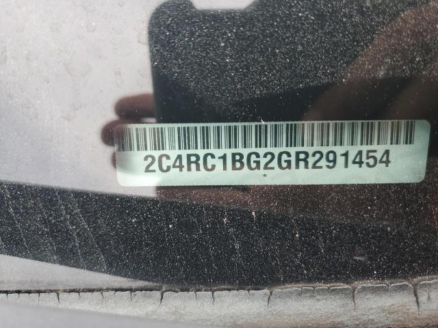 2C4RC1BG2GR291454 - 2016 CHRYSLER TOWN & COU TOURING Сірий фото 14