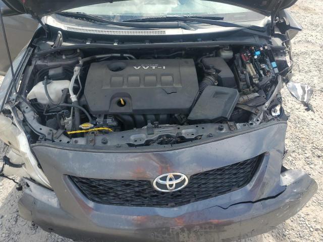JTDBL40E59J005334 - 2009 TOYOTA COROLLA BASE ნაცრისფერი ფოტო 11
