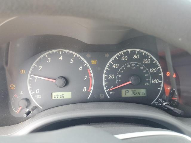 JTDBL40E59J005334 - 2009 TOYOTA COROLLA BASE ნაცრისფერი ფოტო 9