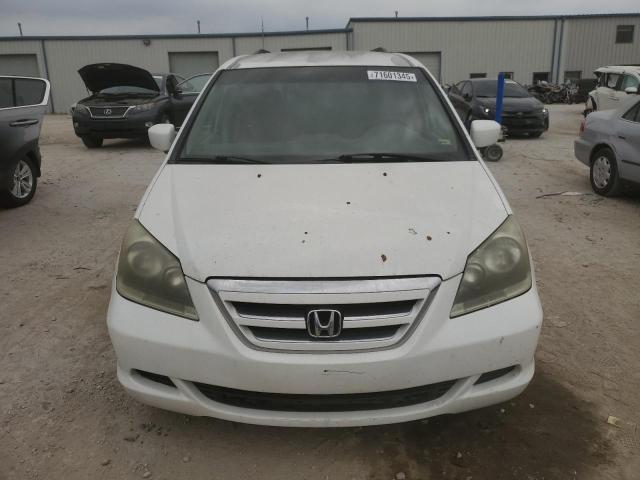 5FNRL38437B141275 - 2007 HONDA ODYSSEY EX WHITE photo 5