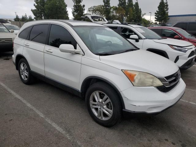 JHLRE3H77AC006988 - 2010 HONDA CR-V EXL WHITE photo 4