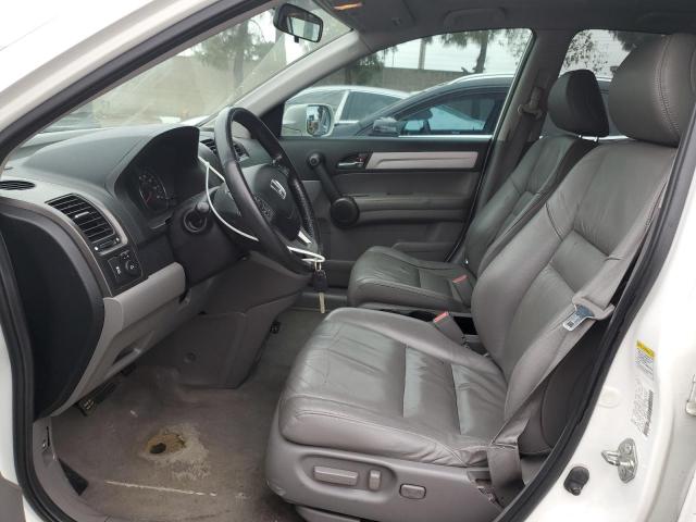 JHLRE3H77AC006988 - 2010 HONDA CR-V EXL WHITE photo 7