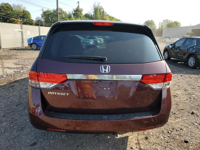 5FNRL5H4XEB065658 - 2014 HONDA ODYSSEY EX BURGUNDY photo 6