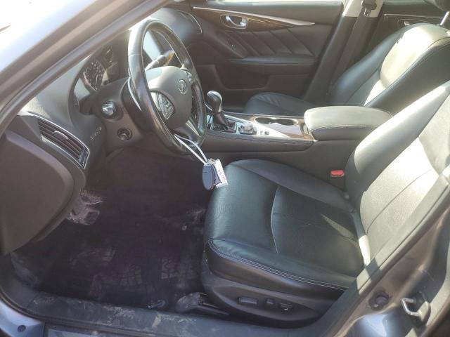 JN1BV7AR0FM405134 - 2015 INFINITI Q50 BASE GRAY photo 7
