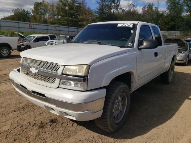 1GCEK19T64E172786 - 2004 CHEVROLET 1500 SILVE K1500 WHITE photo 1