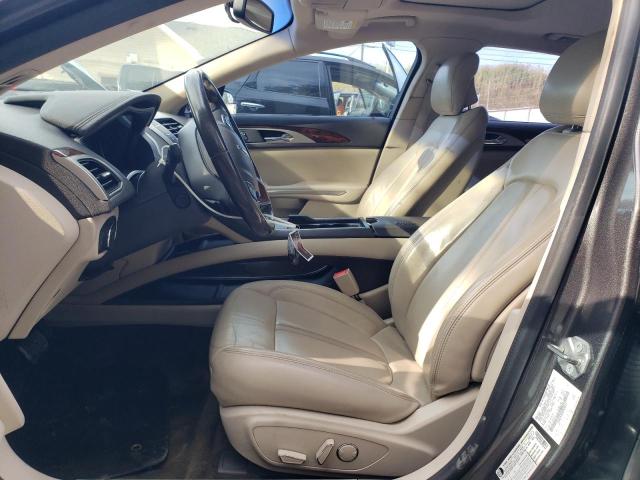 3LN6L2J9XGR604932 - 2016 LINCOLN MKZ CHARCOAL photo 7