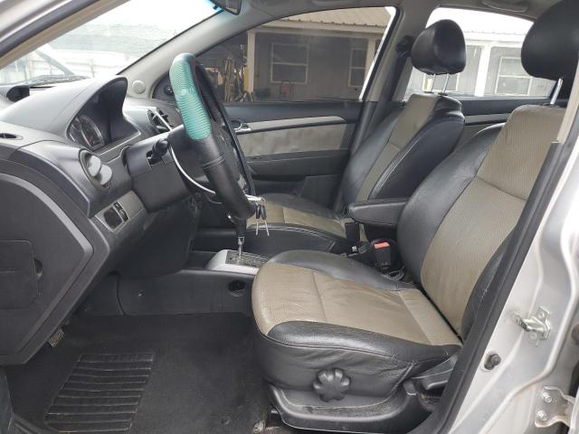 KL1TD56648B204561 - 2008 CHEVROLET AVEO BASE SILVER photo 7