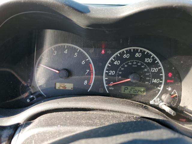 JTDBU4EE9C9170205 - 2012 TOYOTA COROLLA BASE SILVER photo 9