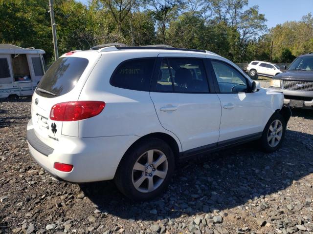 5NMSH13E58H195667 - 2008 HYUNDAI SANTA FE SE WHITE photo 3