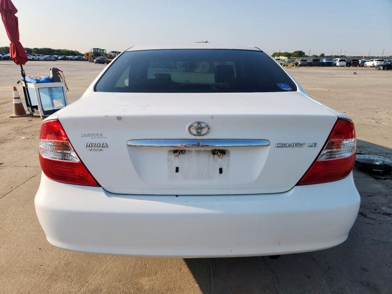 4T1BE32KX2U029264 - 2002 TOYOTA CAMRY LE WHITE photo 6