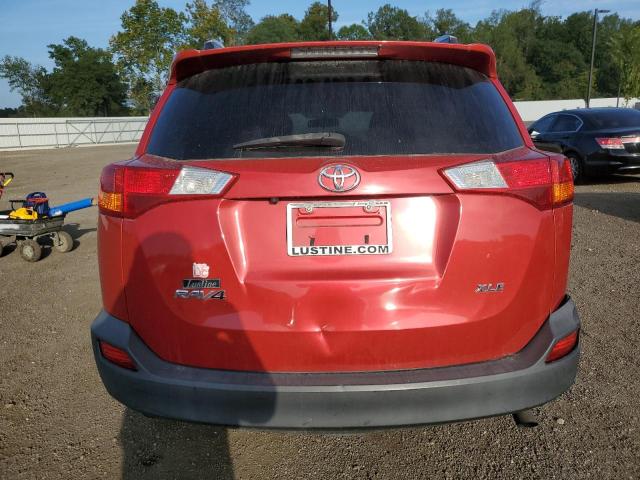 2T3WFREV2FW138936 - 2015 TOYOTA RAV4 XLE RED photo 6