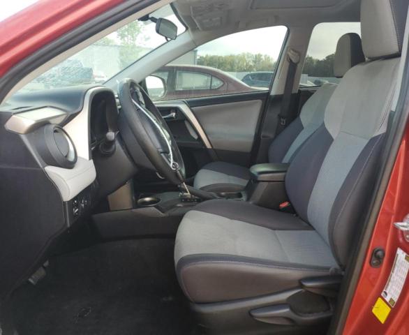 2T3WFREV2FW138936 - 2015 TOYOTA RAV4 XLE RED photo 7
