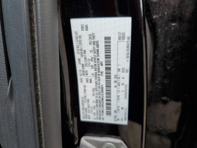 1FMCU9GD9KUC50861 - 2019 FORD ESCAPE SE შავი ფოტო 13