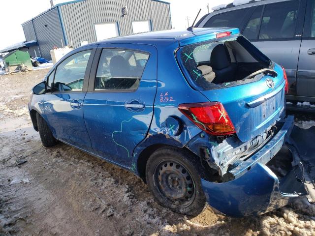 VNKKTUD31HA084404 - 2017 TOYOTA YARIS L BLUE photo 2