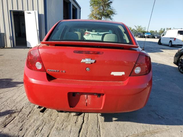 1G1AK55F377401173 - 2007 CHEVROLET COBALT LS RED photo 6