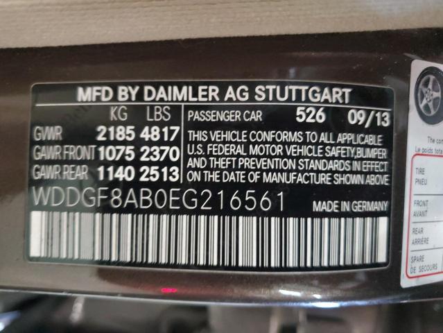 WDDGF8AB0EG216561 - 2014 MERCEDES-BENZ C 300 4MATIC BROWN photo 13