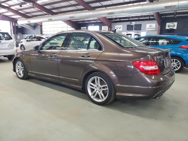 WDDGF8AB0EG216561 - 2014 MERCEDES-BENZ C 300 4MATIC BROWN photo 2