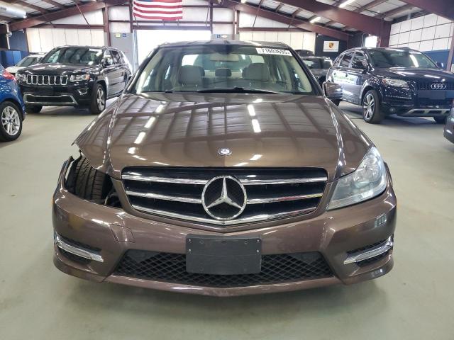 WDDGF8AB0EG216561 - 2014 MERCEDES-BENZ C 300 4MATIC BROWN photo 5