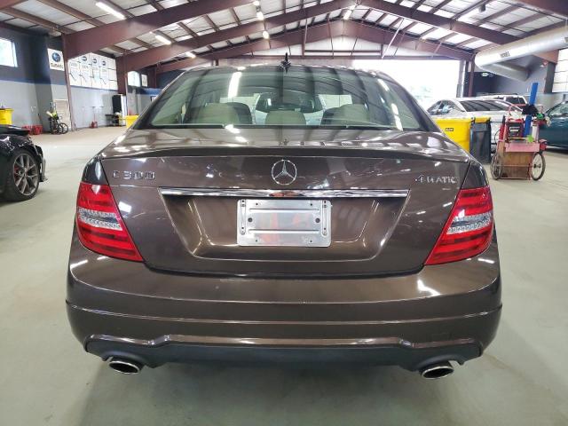 WDDGF8AB0EG216561 - 2014 MERCEDES-BENZ C 300 4MATIC BROWN photo 6