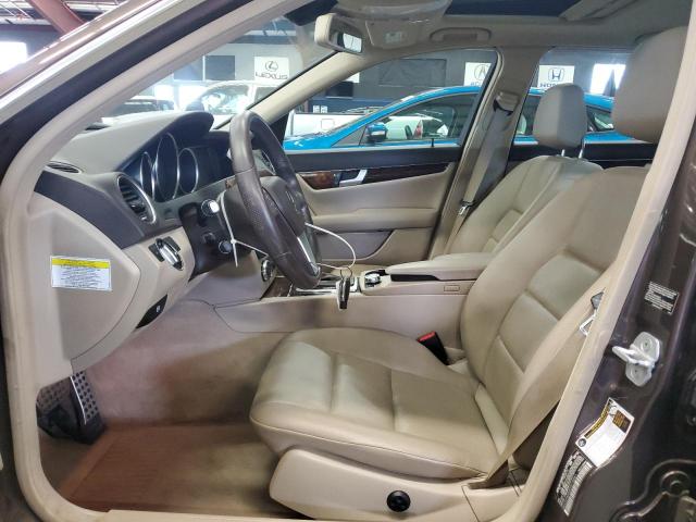 WDDGF8AB0EG216561 - 2014 MERCEDES-BENZ C 300 4MATIC BROWN photo 7