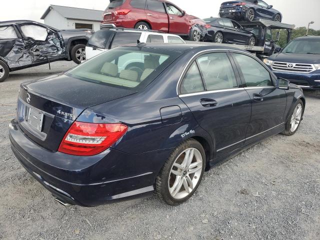 WDDGF8BB6CA711412 - 2012 MERCEDES-BENZ C 300 4MATIC BLUE photo 3