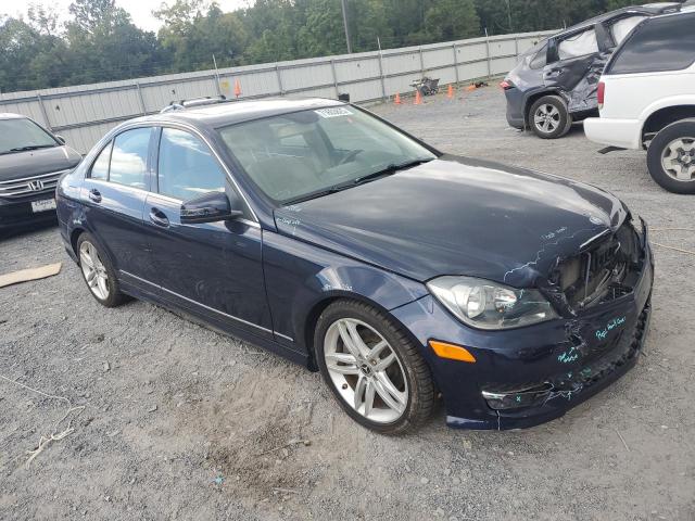 WDDGF8BB6CA711412 - 2012 MERCEDES-BENZ C 300 4MATIC BLUE photo 4