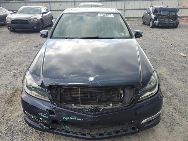 WDDGF8BB6CA711412 - 2012 MERCEDES-BENZ C 300 4MATIC BLUE photo 5