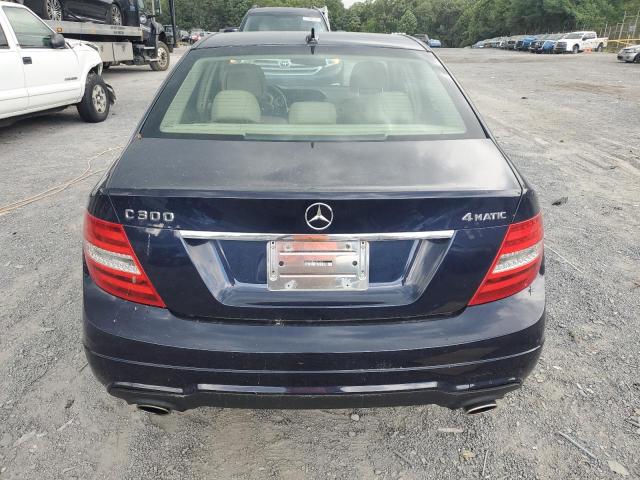 WDDGF8BB6CA711412 - 2012 MERCEDES-BENZ C 300 4MATIC BLUE photo 6