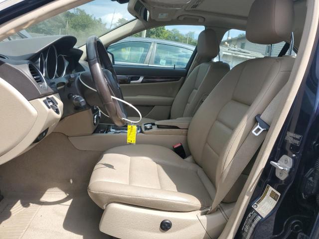 WDDGF8BB6CA711412 - 2012 MERCEDES-BENZ C 300 4MATIC BLUE photo 7