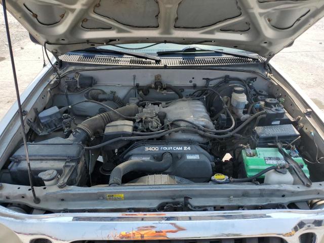 5TEWN72N71Z762577 - 2001 TOYOTA TACOMA XTRACAB SILVER photo 11