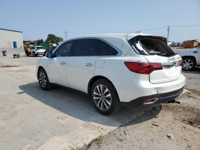 5FRYD3H46EB016274 - 2014 ACURA MDX TECHNOLOGY Weiß Foto 2