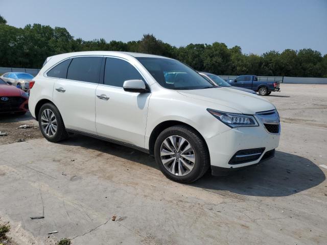5FRYD3H46EB016274 - 2014 ACURA MDX TECHNOLOGY Weiß Foto 4