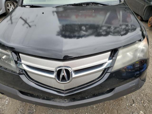 2HNYD28377H553441 - 2007 ACURA MDX TECHNOLOGY შავი ფოტო 12