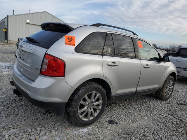 2FMDK3JC1DBC77763 - 2013 FORD EDGE SEL SILVER photo 3